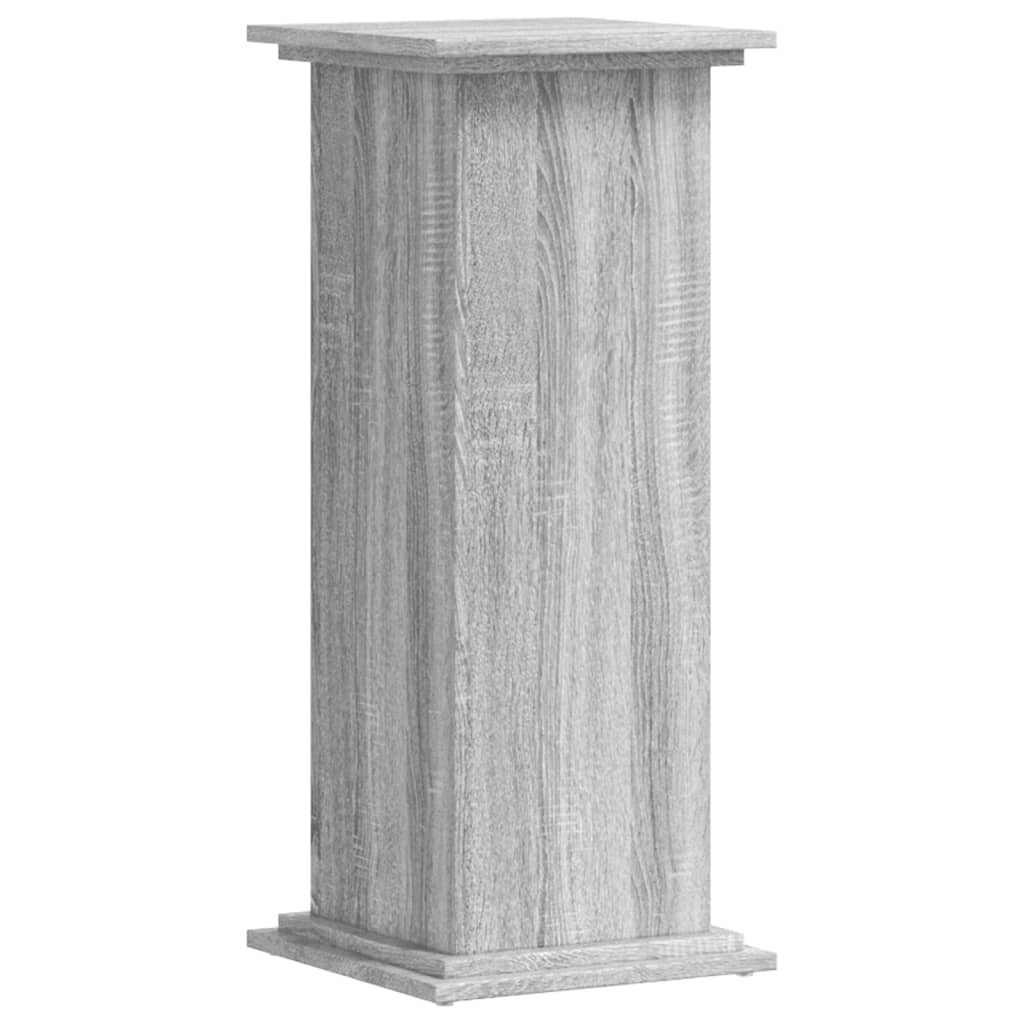 vidaXL Suport de plante, sonoma gri, 33x33x80 cm, lemn prelucrat vidaXL Suport de plante, sonoma gri, 33x33x80 cm, lemn prelucrat