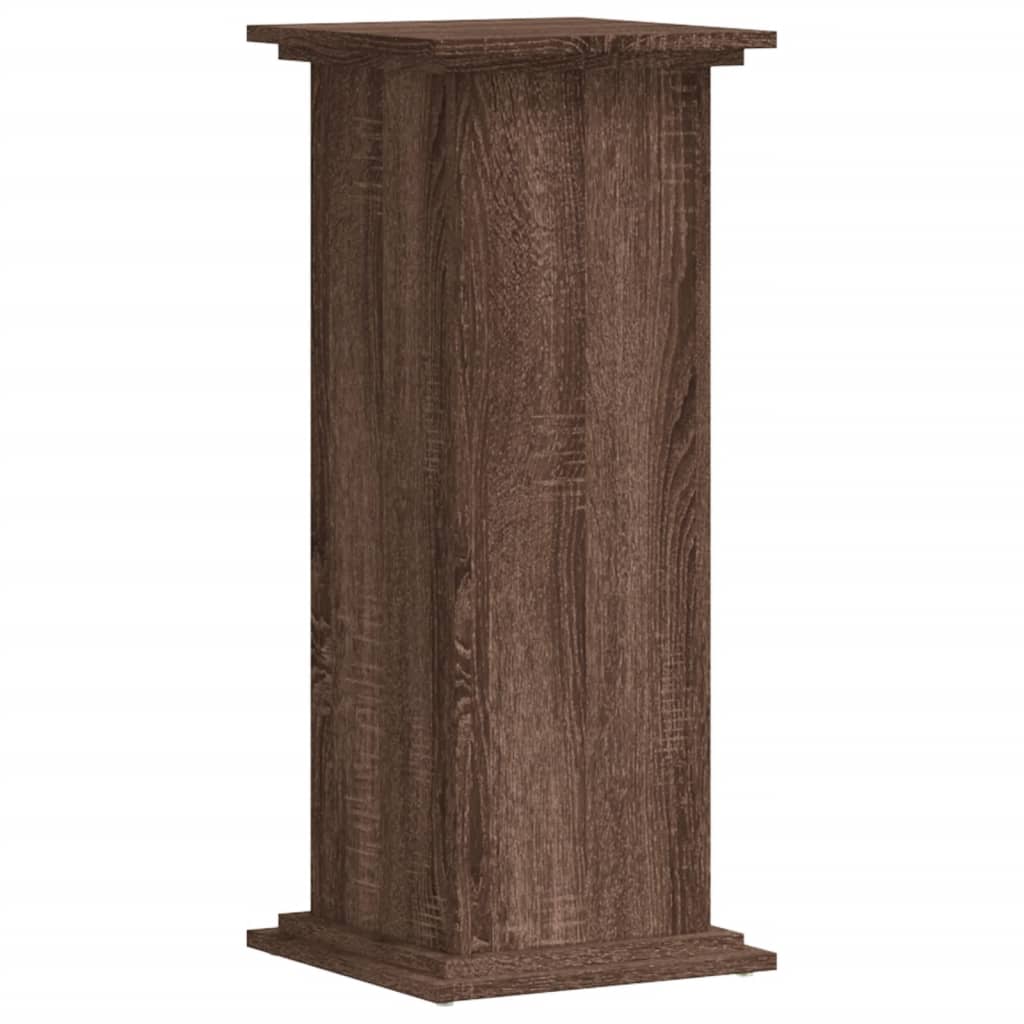 vidaXL Suport de plante, stejar maro, 33x33x80 cm, lemn prelucrat vidaXL Suport de plante, stejar maro, 33x33x80 cm, lemn prelucrat