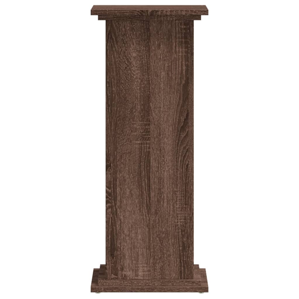 vidaXL Suport de plante, stejar maro, 33x33x80 cm, lemn prelucrat vidaXL Suport de plante, stejar maro, 33x33x80 cm, lemn prelucrat