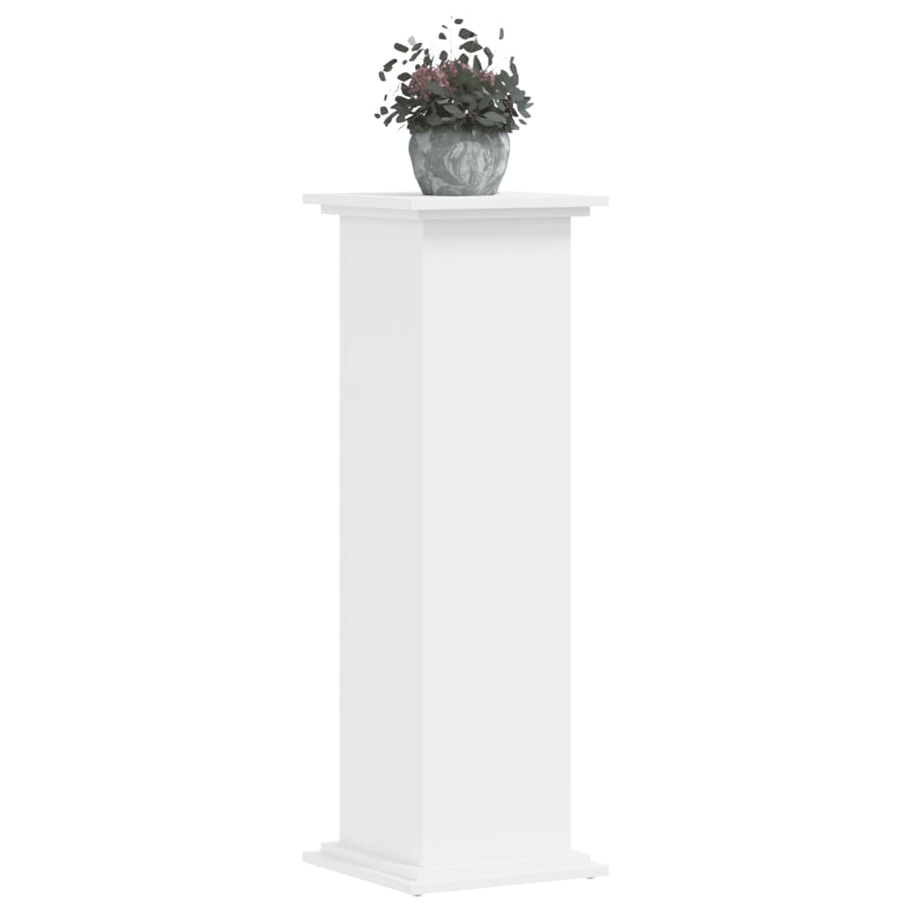 vidaXL Suport de plante, alb, 33x33x100 cm, lemn prelucrat vidaXL Suport de plante, alb, 33x33x100 cm, lemn prelucrat