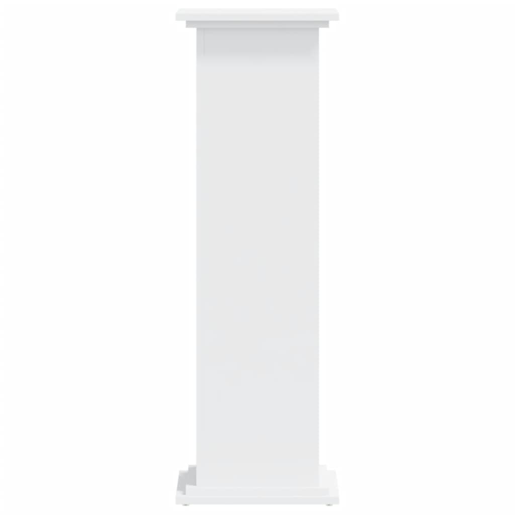vidaXL Suport de plante, alb, 33x33x100 cm, lemn prelucrat vidaXL Suport de plante, alb, 33x33x100 cm, lemn prelucrat