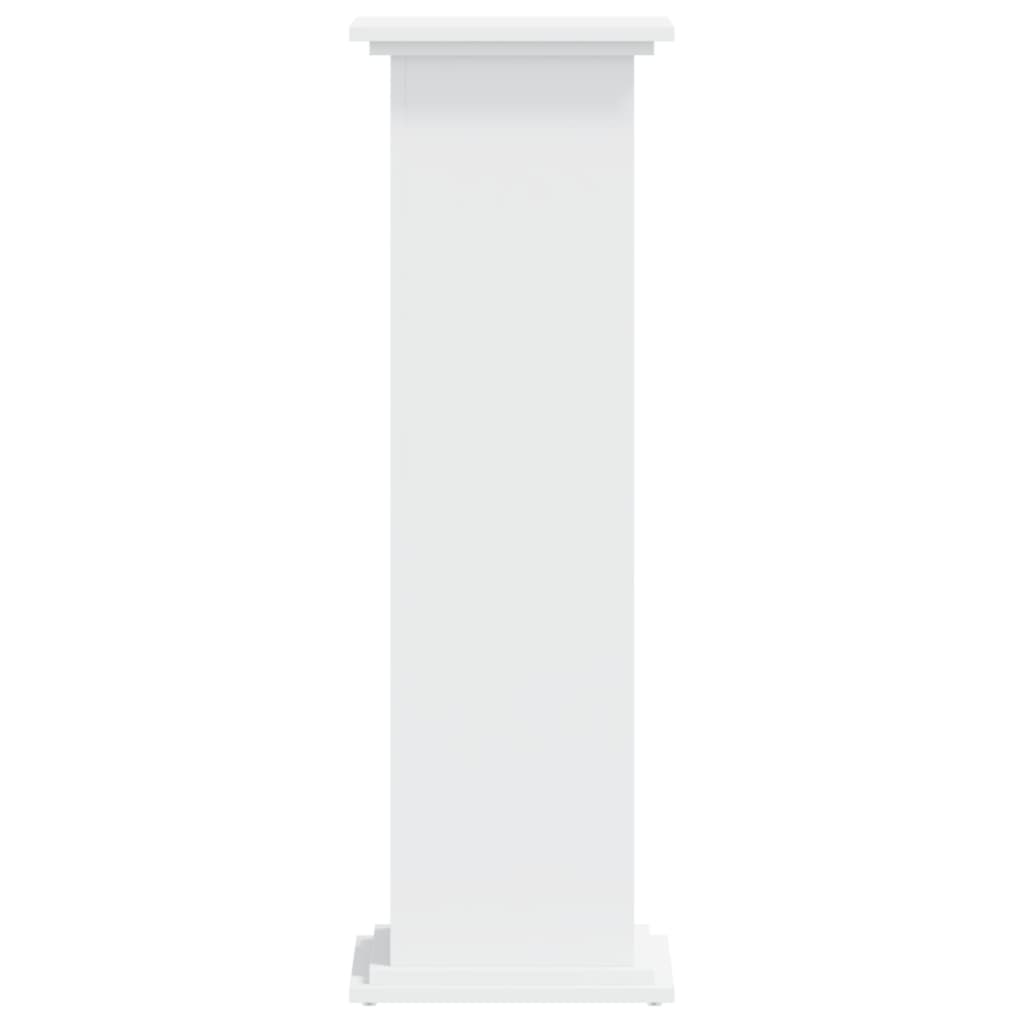 vidaXL Suport de plante, alb, 33x33x100 cm, lemn prelucrat vidaXL Suport de plante, alb, 33x33x100 cm, lemn prelucrat