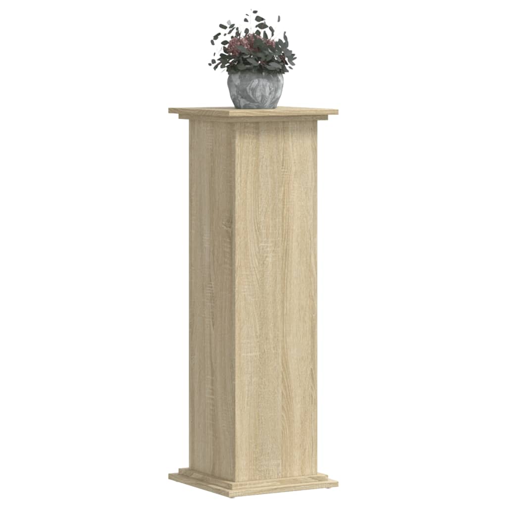 vidaXL Suport de plante, stejar sonoma, 33x33x100 cm, lemn prelucrat vidaXL Suport de plante, stejar sonoma, 33x33x100 cm, lemn prelucrat