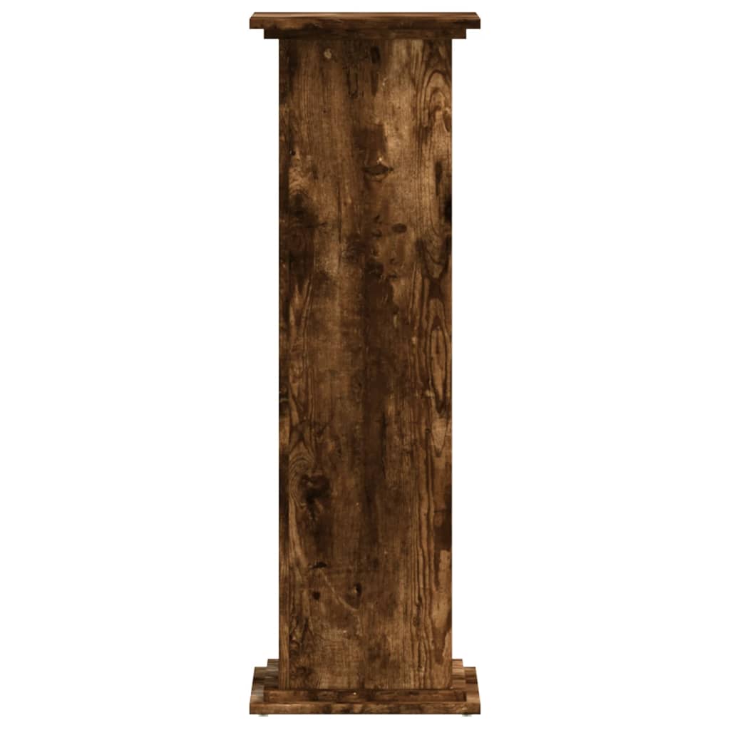 vidaXL Suport de plante, stejar fumuriu, 33x33x100 cm, lemn prelucrat vidaXL Suport de plante, stejar fumuriu, 33x33x100 cm, lemn prelucrat