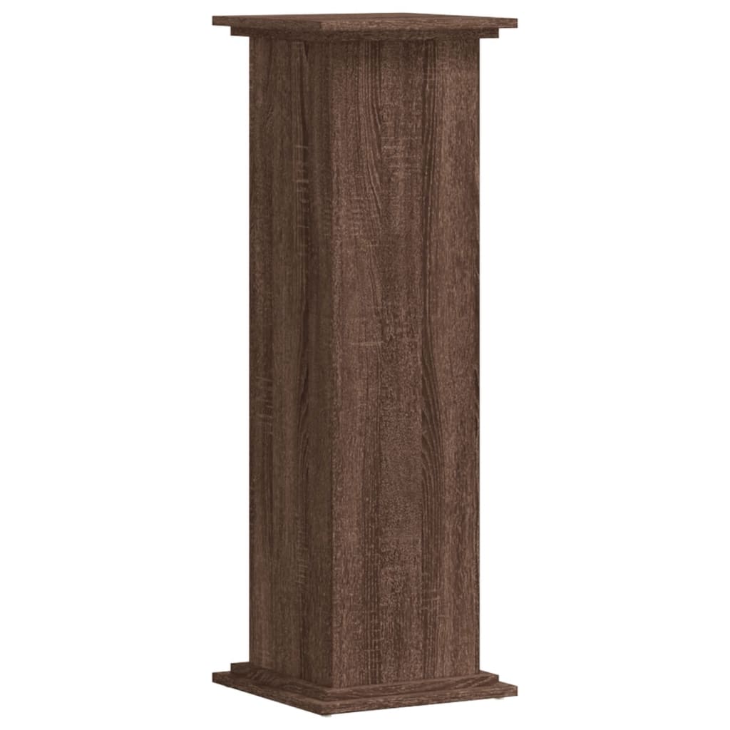 vidaXL Suport de plante, stejar maro, 33x33x100 cm, lemn prelucrat vidaXL Suport de plante, stejar maro, 33x33x100 cm, lemn prelucrat