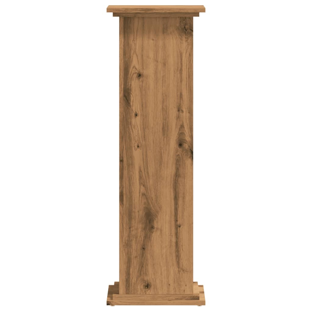 vidaXL Suport de plante stejar artizanal, 33x33x100 cm, lemn prelucrat vidaXL Suport de plante stejar artizanal, 33x33x100 cm, lemn prelucrat