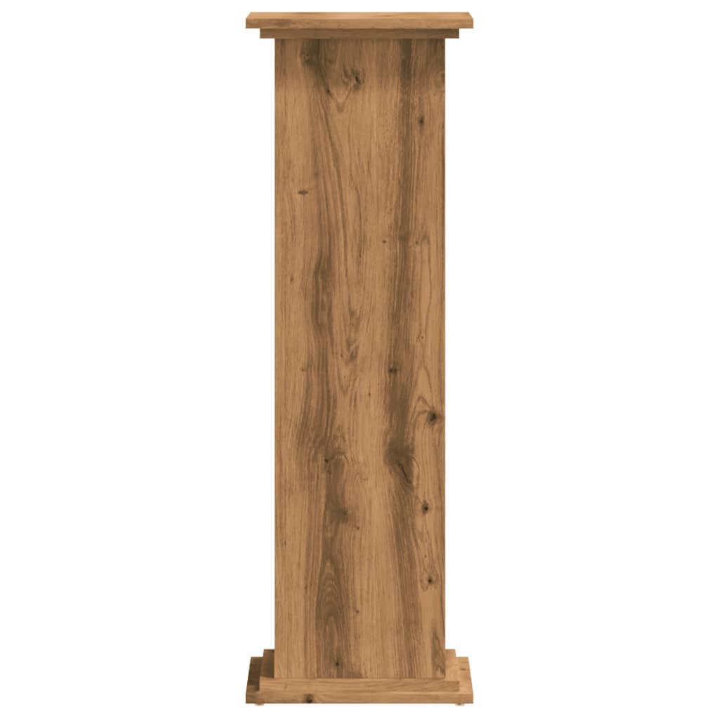 vidaXL Suport de plante stejar artizanal, 33x33x100 cm, lemn prelucrat vidaXL Suport de plante stejar artizanal, 33x33x100 cm, lemn prelucrat