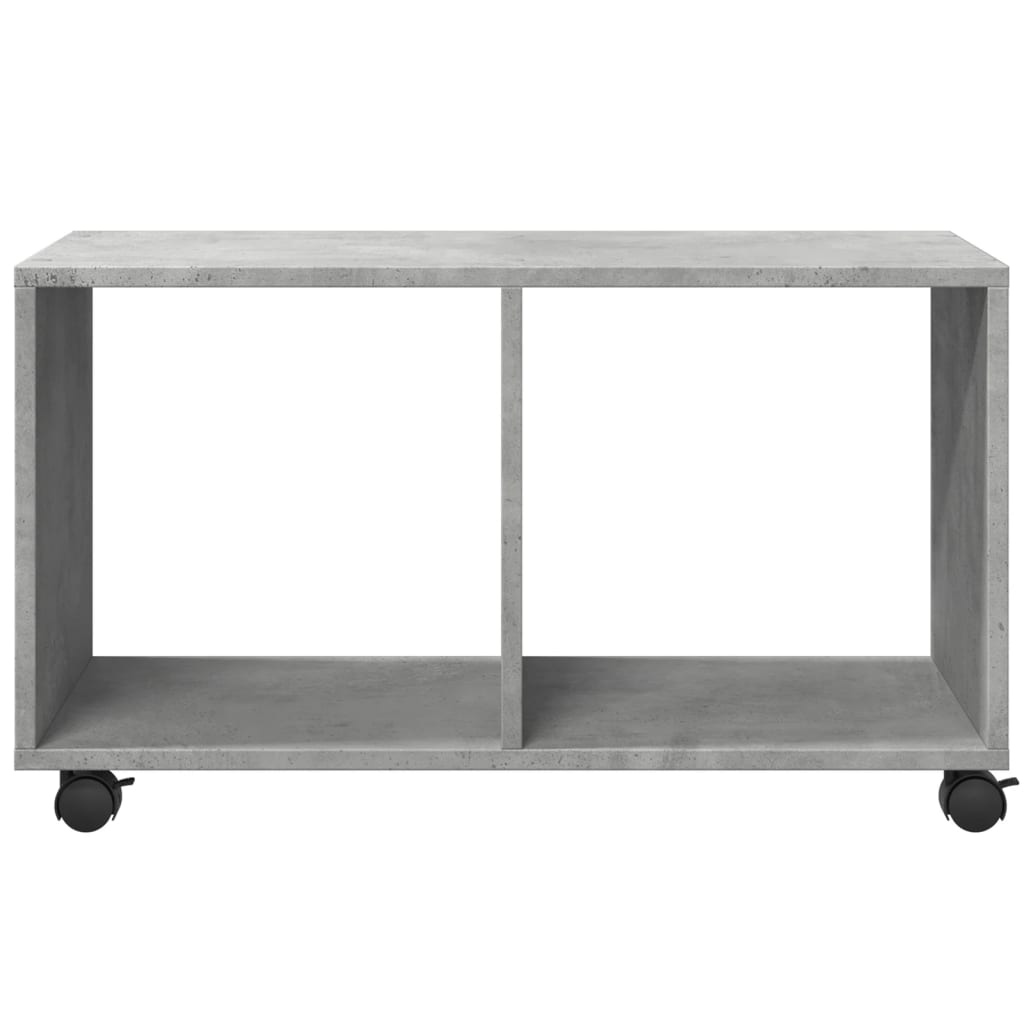 vidaXL Dulap cu roți, gri beton, 72x33x42,5 cm, lemn prelucrat vidaXL Dulap cu roți, gri beton, 72x33x42,5 cm, lemn prelucrat