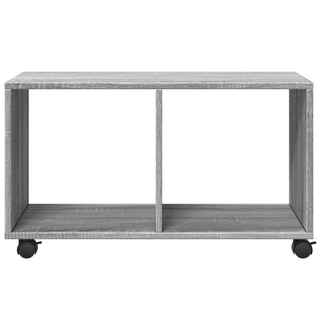 vidaXL Dulap cu roți, gri sonoma, 72x33x42,5 cm, lemn prelucrat vidaXL Dulap cu roți, gri sonoma, 72x33x42,5 cm, lemn prelucrat