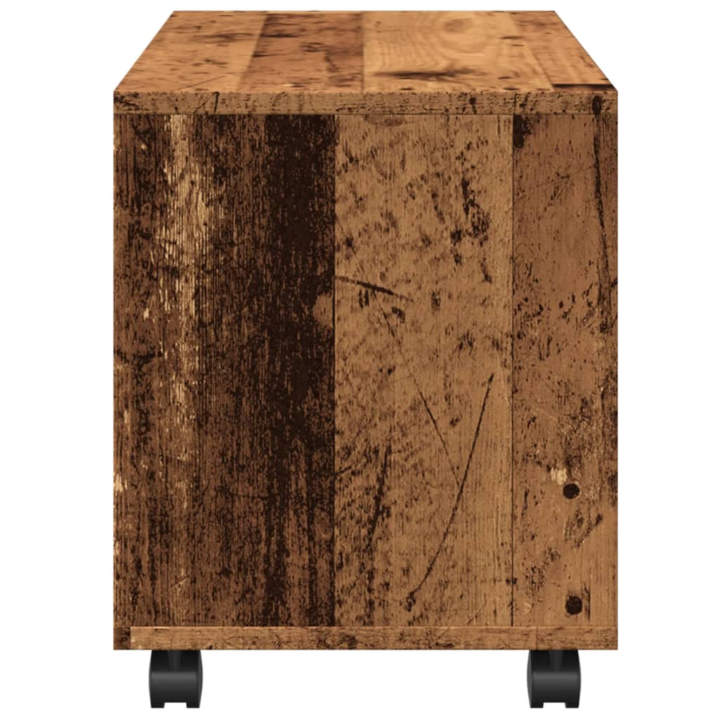 vidaXL Dulap cu roți, lemn vechi, 72x33x42,5 cm, lemn prelucrat vidaXL Dulap cu roți, lemn vechi, 72x33x42,5 cm, lemn prelucrat
