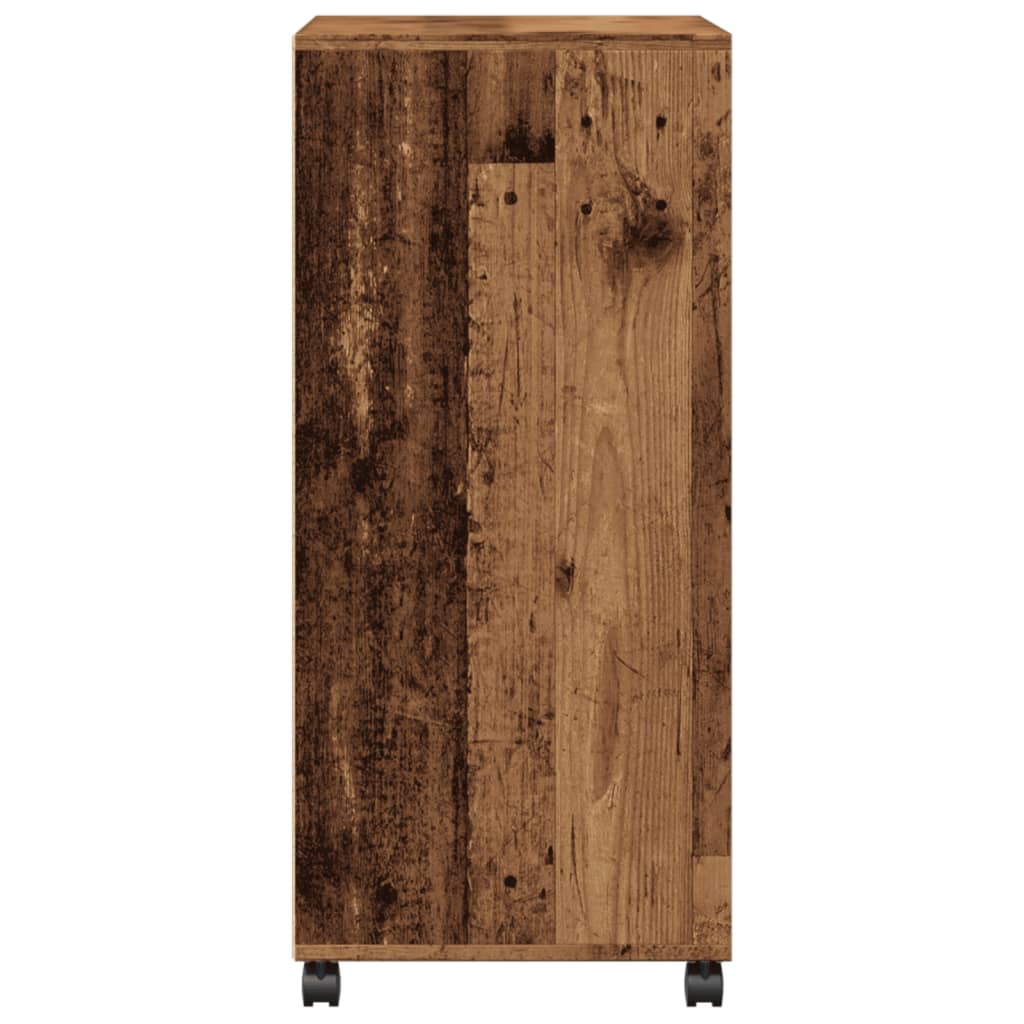 vidaXL Dulap cu roți, lemn vechi, 55x40x91 cm, lemn prelucrat vidaXL Dulap cu roți, lemn vechi, 55x40x91 cm, lemn prelucrat