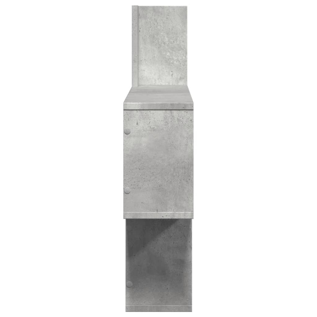 vidaXL Raft de perete, gri beton, 100x15x70 cm, lemn prelucrat