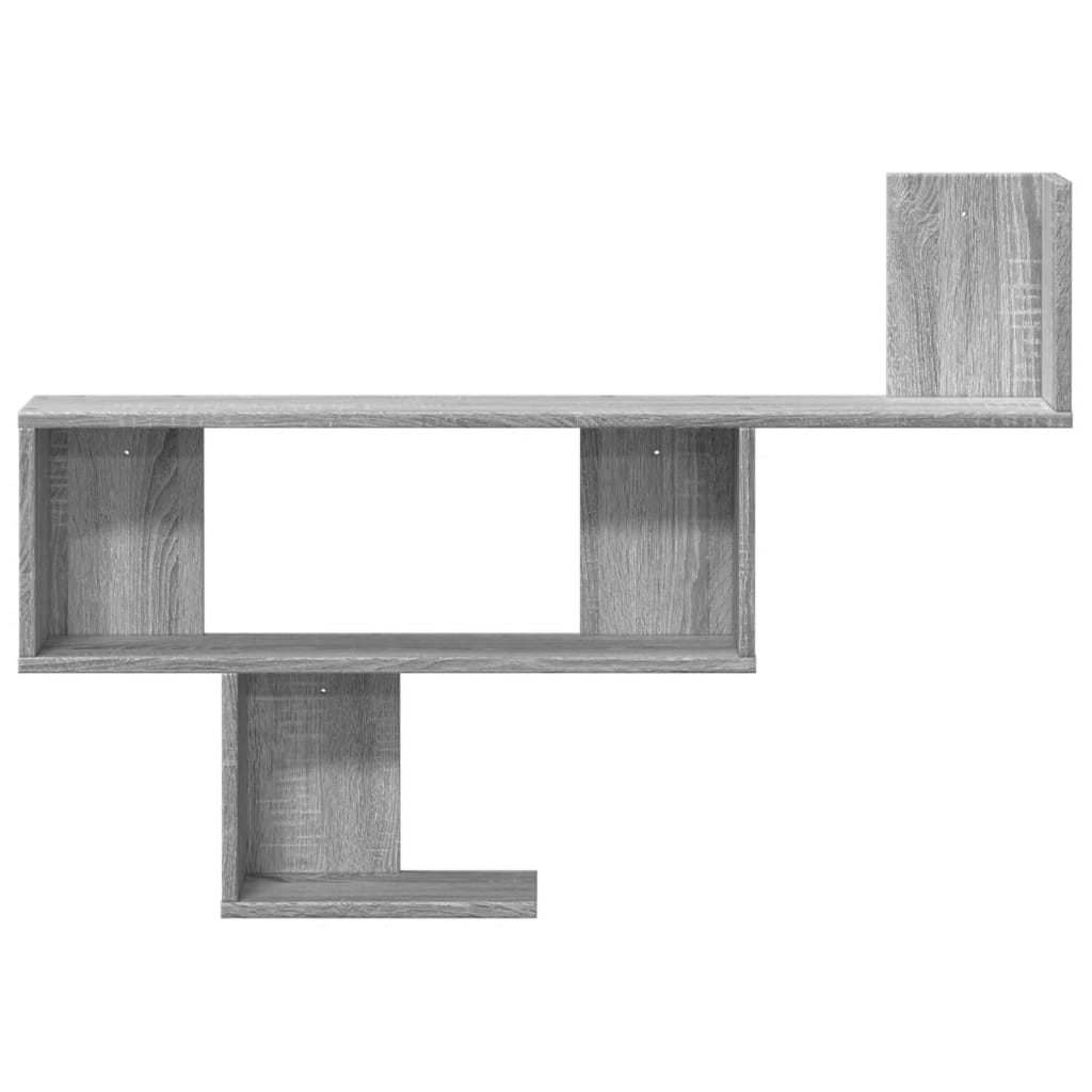 vidaXL Raft de perete, gri sonoma, 100x15x70 cm, lemn prelucrat