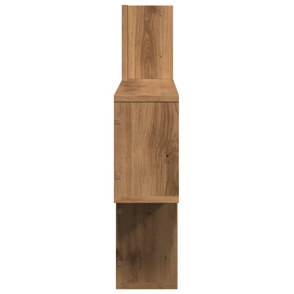 vidaXL Raft de perete, lemn artizanal, 100x15x70 cm, lemn prelucrat vidaXL Raft de perete, lemn artizanal, 100x15x70 cm, lemn prelucrat