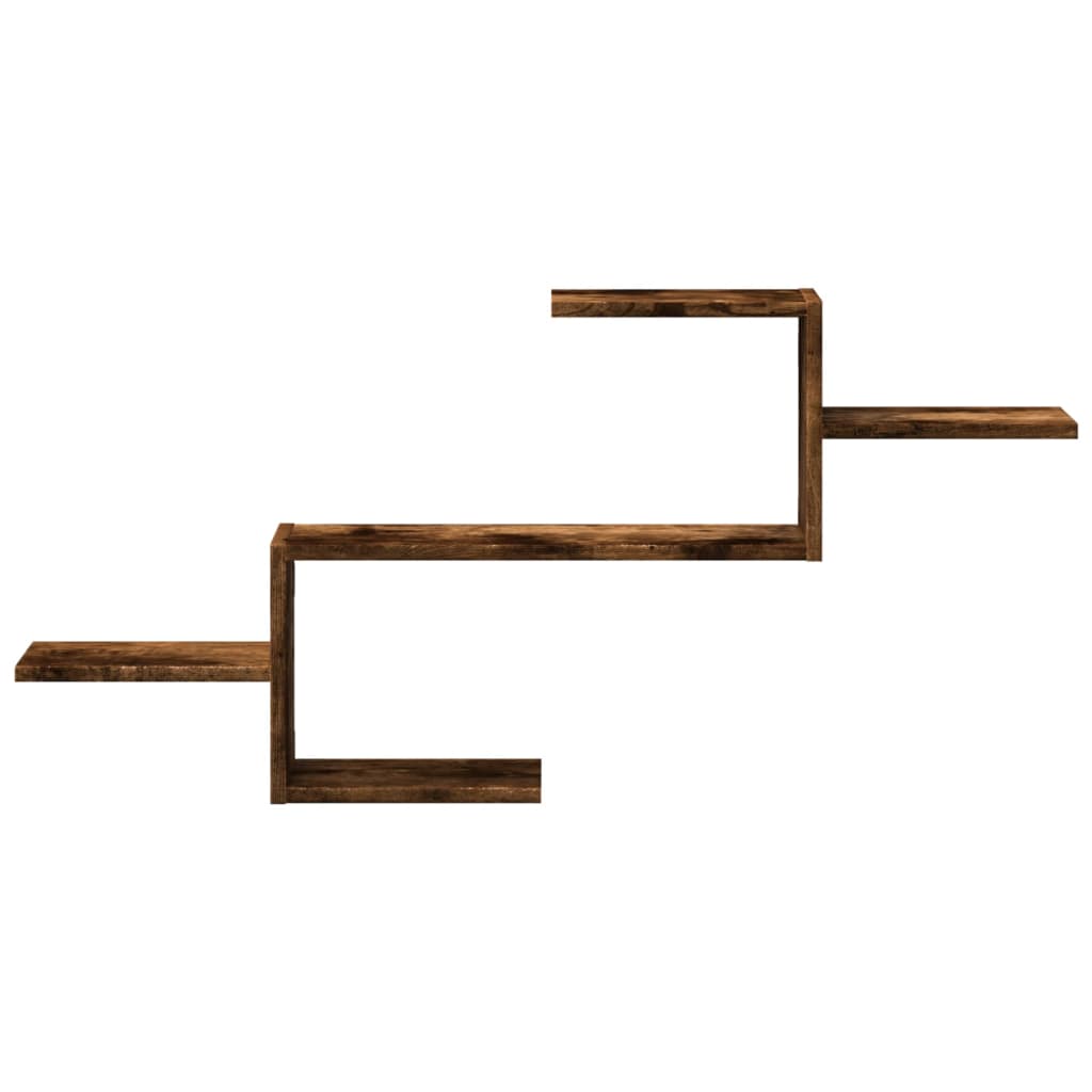vidaXL Raft de perete, stejar fumuriu, 104x15x49 cm, lemn prelucrat vidaXL Raft de perete, stejar fumuriu, 104x15x49 cm, lemn prelucrat