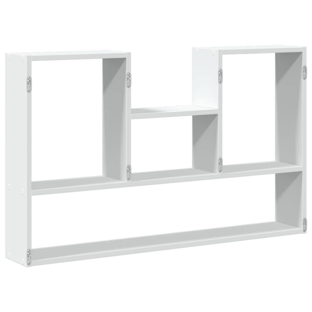 vidaXL Raft de perete, alb, 99x15x60 cm, lemn prelucrat vidaXL Raft de perete, alb, 99x15x60 cm, lemn prelucrat