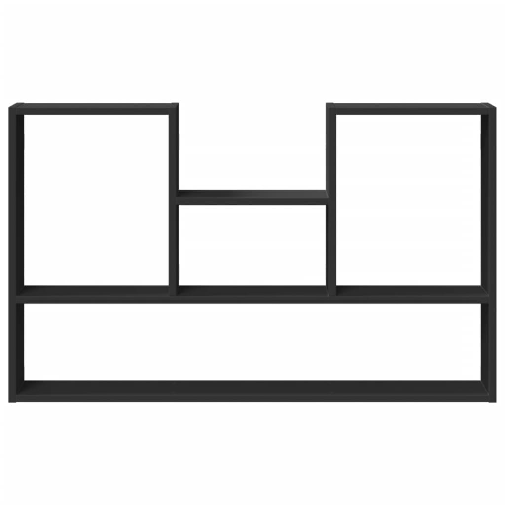 vidaXL Raft de perete, negru, 99x15x60 cm, lemn prelucrat vidaXL Raft de perete, negru, 99x15x60 cm, lemn prelucrat