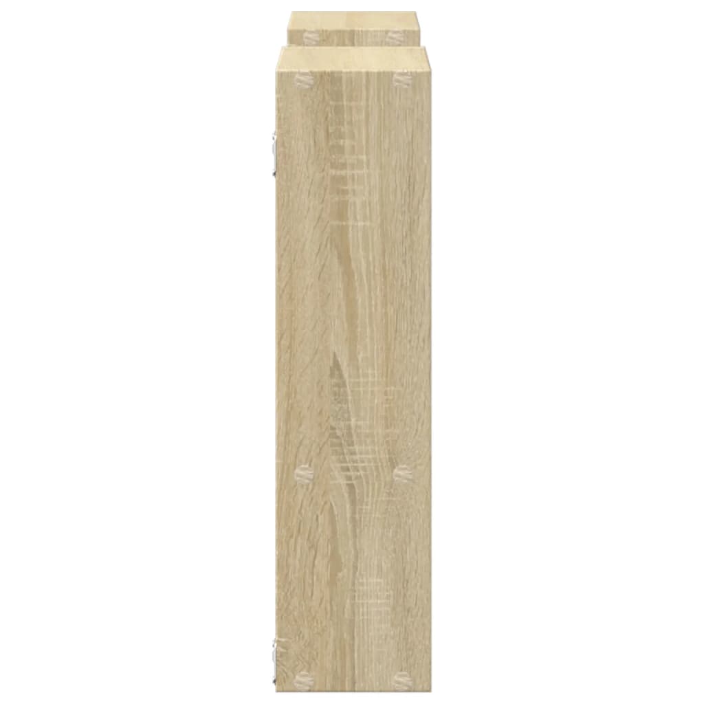 vidaXL Raft de perete, stejar sonoma, 99x15x60 cm, lemn prelucrat