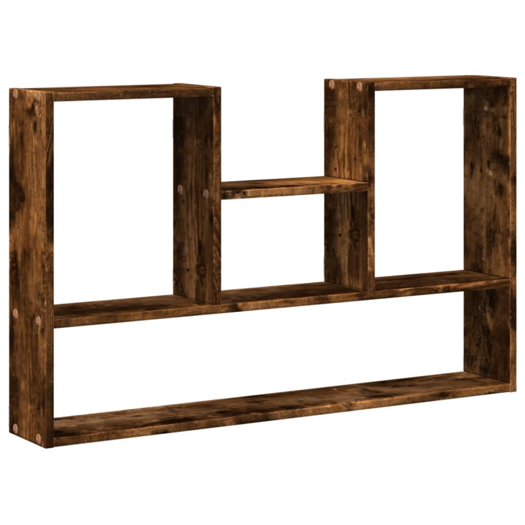 vidaXL Raft de perete, stejar fumuriu, 99x15x60 cm, lemn prelucrat vidaXL Raft de perete, stejar fumuriu, 99x15x60 cm, lemn prelucrat