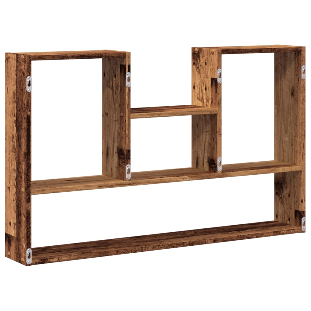 vidaXL Raft de perete, lemn vechi, 99x15x60 cm, lemn prelucrat vidaXL Raft de perete, lemn vechi, 99x15x60 cm, lemn prelucrat