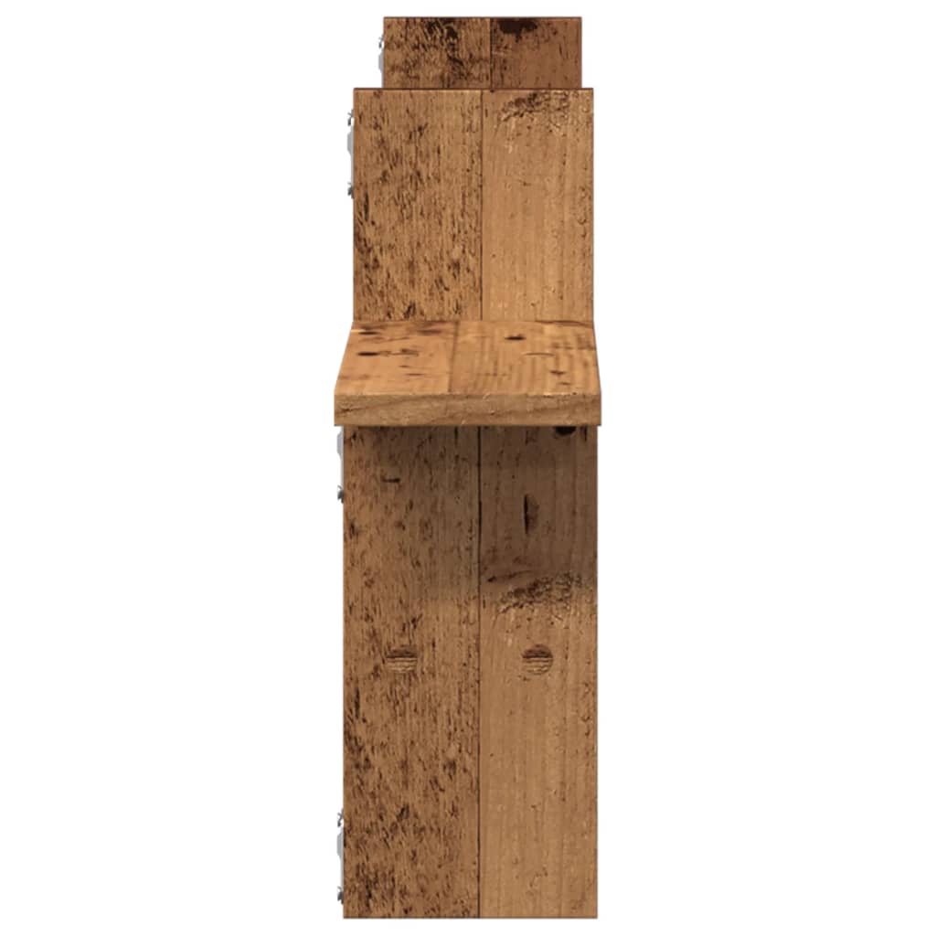 vidaXL Rafturi perete, 2 buc., lemn vechi, 38x12x38 cm, lemn prelucrat vidaXL Rafturi perete, 2 buc., lemn vechi, 38x12x38 cm, lemn prelucrat