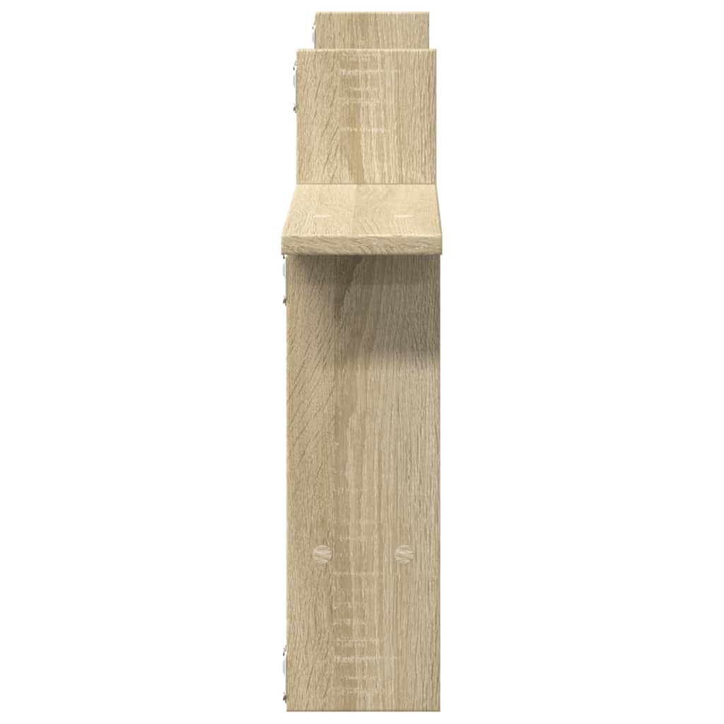 vidaXL Rafturi perete 2 buc. stejar sonoma 50x12x50 cm lemn prelucrat vidaXL Rafturi perete 2 buc. stejar sonoma 50x12x50 cm lemn prelucrat