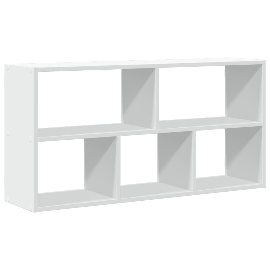 vidaXL Raft de perete, alb, 100x25x50 cm, lemn prelucrat vidaXL Raft de perete, alb, 100x25x50 cm, lemn prelucrat