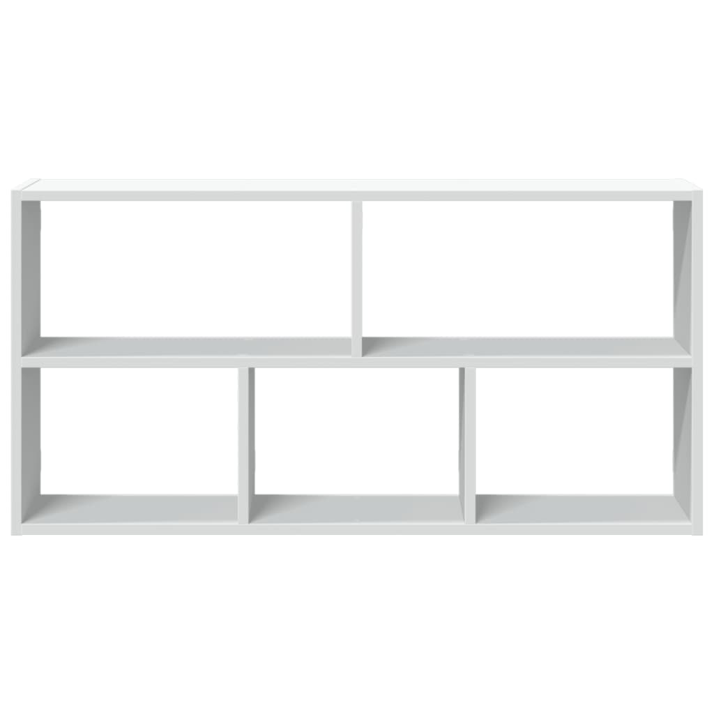 vidaXL Raft de perete, alb, 100x25x50 cm, lemn prelucrat vidaXL Raft de perete, alb, 100x25x50 cm, lemn prelucrat