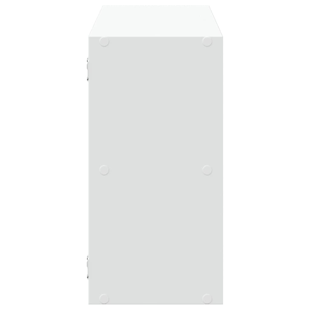 vidaXL Raft de perete, alb, 100x25x50 cm, lemn prelucrat vidaXL Raft de perete, alb, 100x25x50 cm, lemn prelucrat