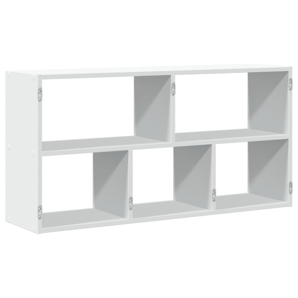 vidaXL Raft de perete, alb, 100x25x50 cm, lemn prelucrat vidaXL Raft de perete, alb, 100x25x50 cm, lemn prelucrat