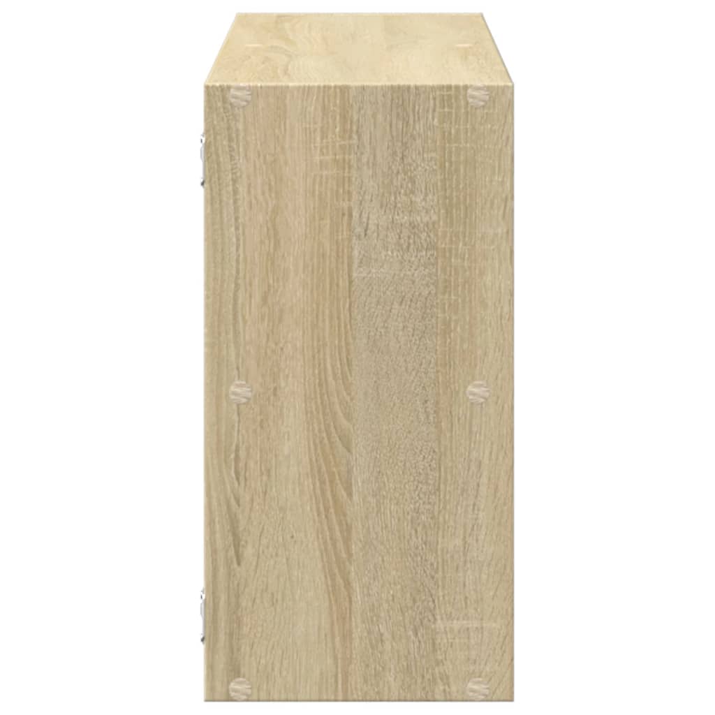 vidaXL Raft de perete, stejar sonoma, 100x25x50 cm, lemn prelucrat