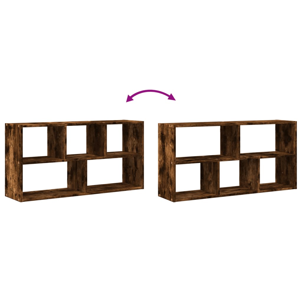 vidaXL Raft de perete, stejar fumuriu, 100x25x50 cm, lemn prelucrat vidaXL Raft de perete, stejar fumuriu, 100x25x50 cm, lemn prelucrat