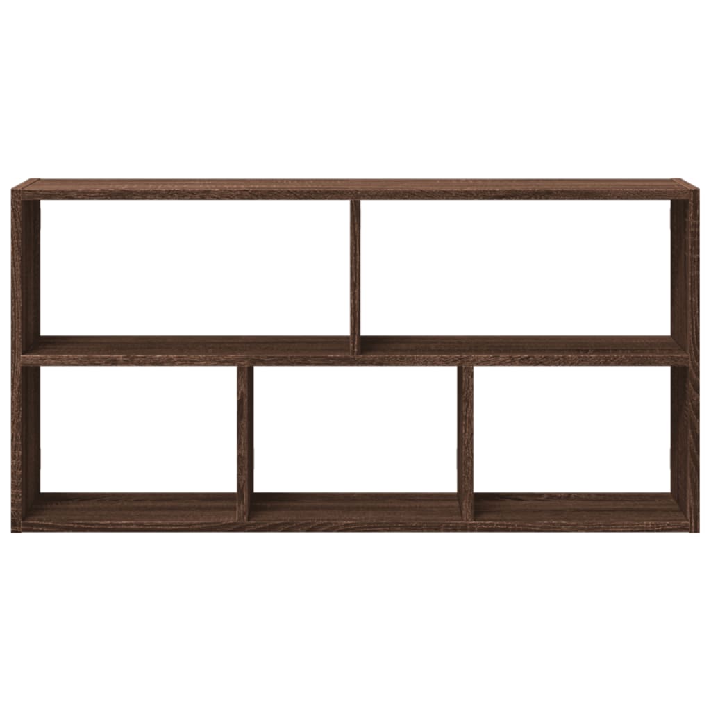 vidaXL Raft de perete, stejar maro, 100x25x50 cm, lemn prelucrat vidaXL Raft de perete, stejar maro, 100x25x50 cm, lemn prelucrat
