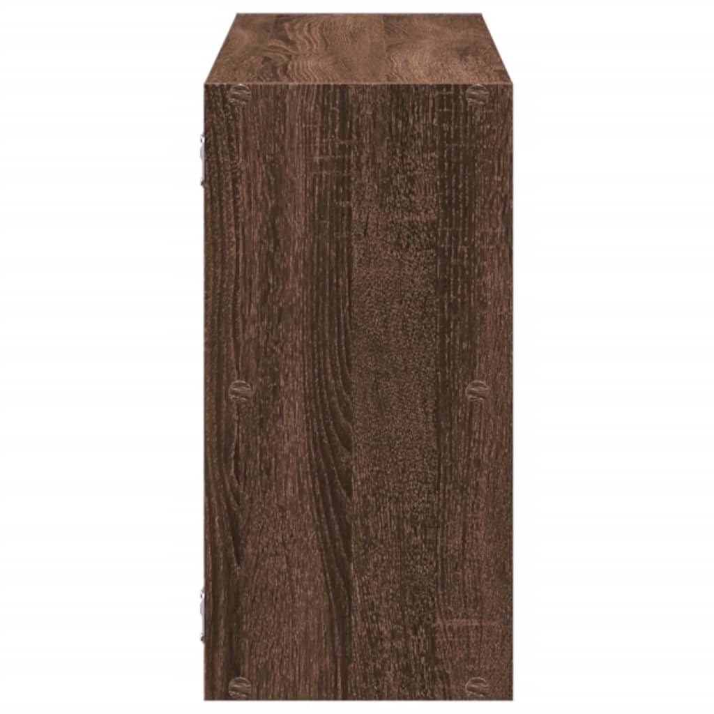 vidaXL Raft de perete, stejar maro, 100x25x50 cm, lemn prelucrat vidaXL Raft de perete, stejar maro, 100x25x50 cm, lemn prelucrat