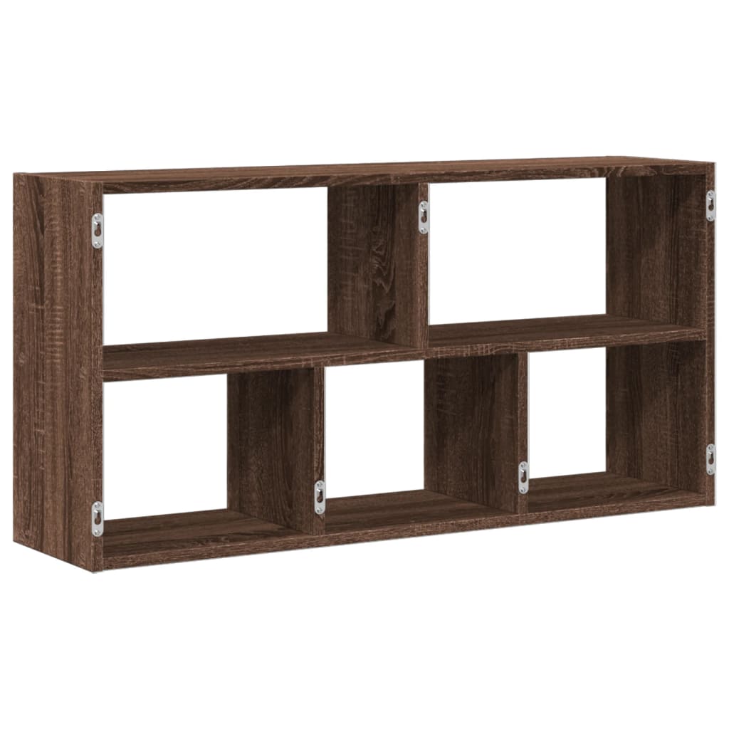 vidaXL Raft de perete, stejar maro, 100x25x50 cm, lemn prelucrat vidaXL Raft de perete, stejar maro, 100x25x50 cm, lemn prelucrat