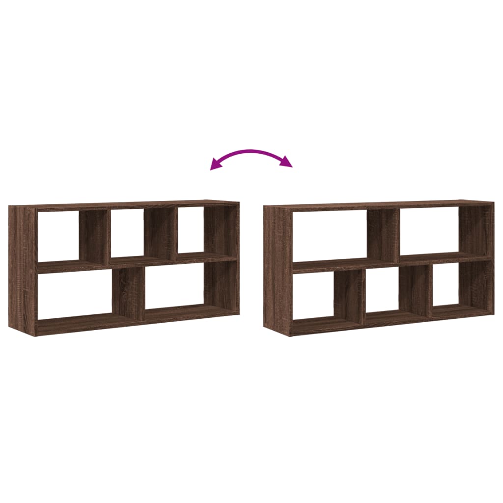 vidaXL Raft de perete, stejar maro, 100x25x50 cm, lemn prelucrat vidaXL Raft de perete, stejar maro, 100x25x50 cm, lemn prelucrat