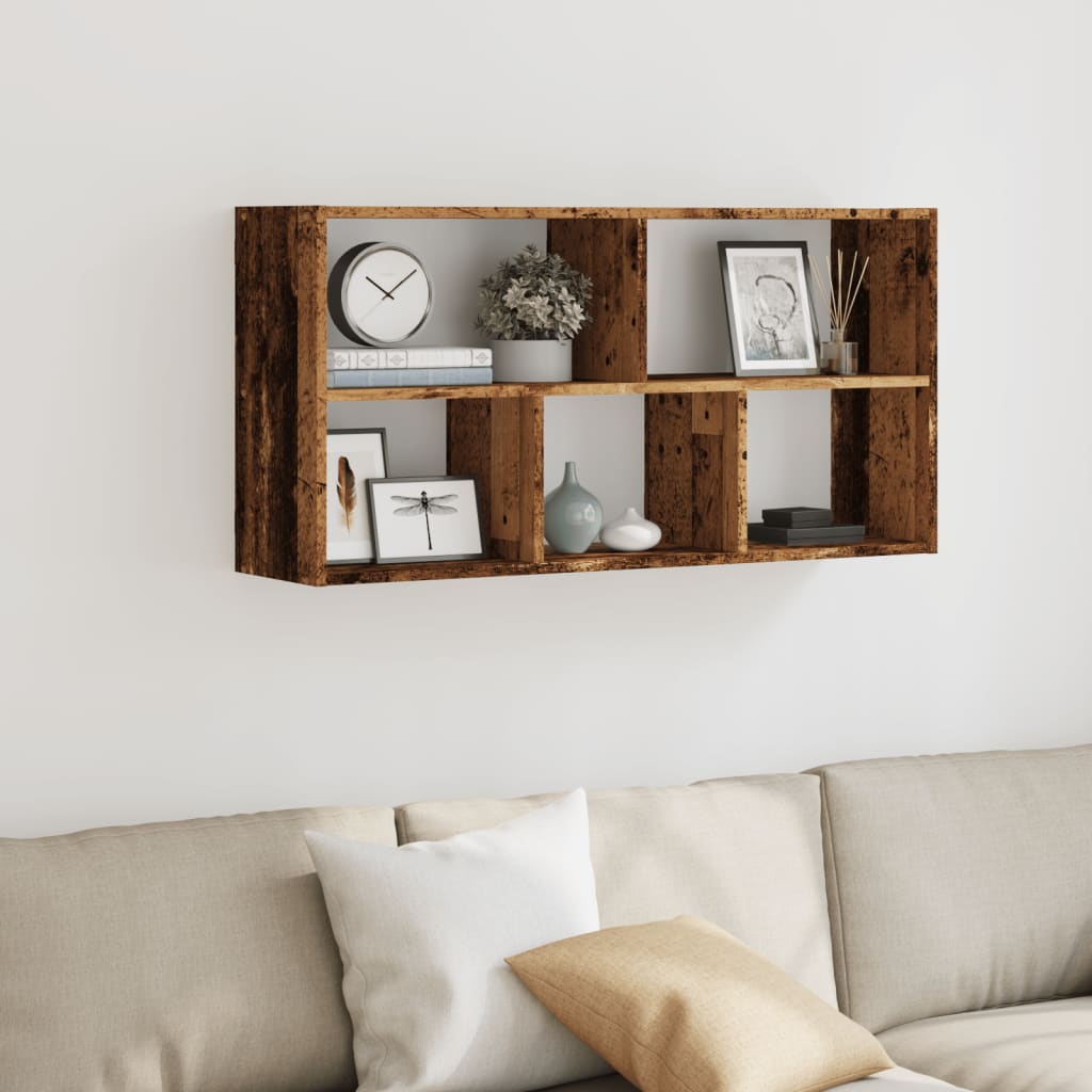vidaXL Raft de perete, lemn vechi, 100x25x50 cm, lemn prelucrat vidaXL Raft de perete, lemn vechi, 100x25x50 cm, lemn prelucrat