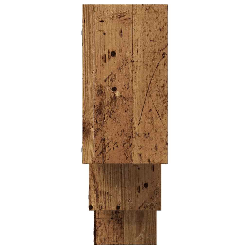 vidaXL Raft de perete, lemn vechi, 159x18x66 cm, lemn prelucrat vidaXL Raft de perete, lemn vechi, 159x18x66 cm, lemn prelucrat