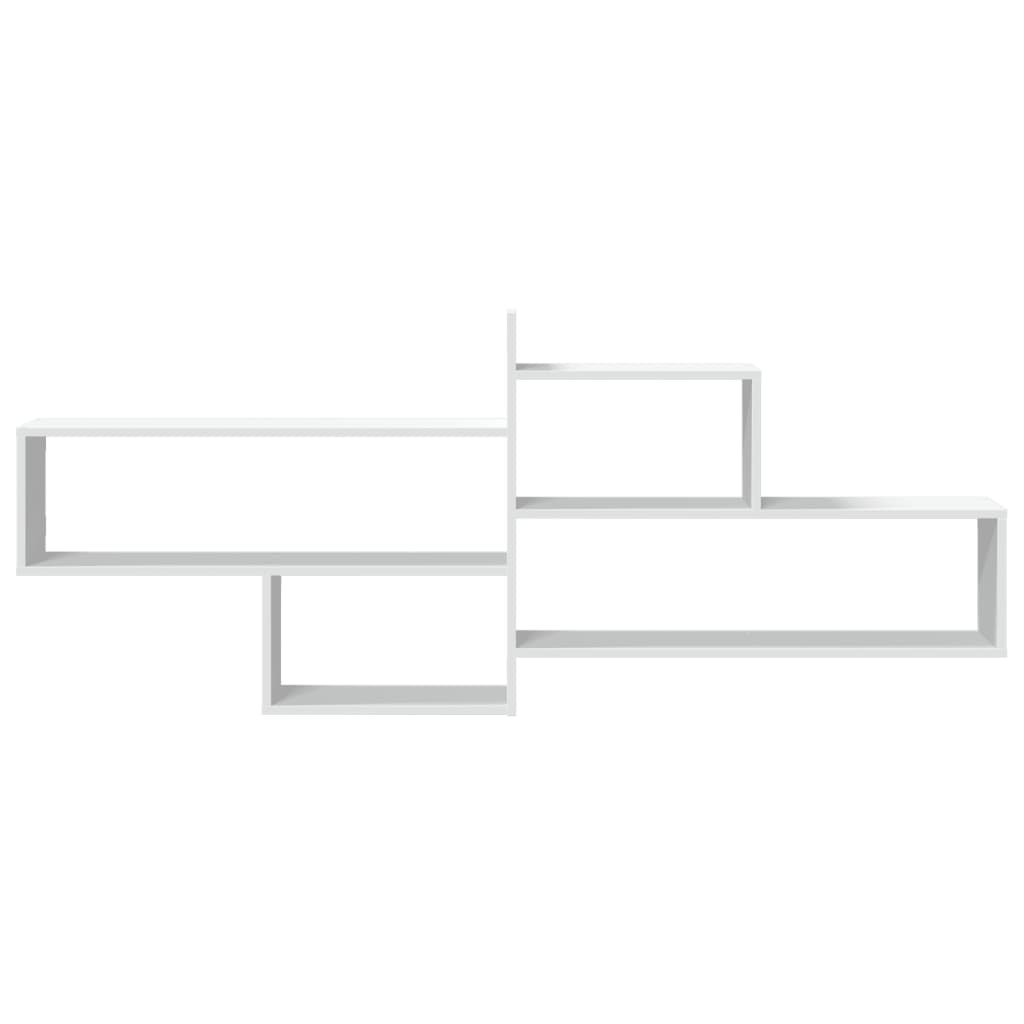 vidaXL Raft de perete, alb, 167,5x18x68 cm, lemn prelucrat vidaXL Raft de perete, alb, 167,5x18x68 cm, lemn prelucrat
