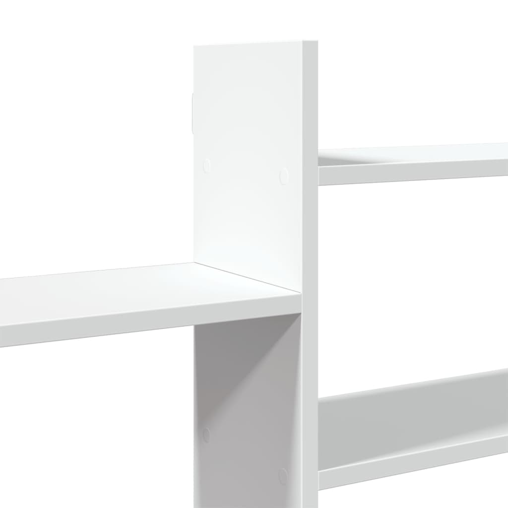 vidaXL Raft de perete, alb, 167,5x18x68 cm, lemn prelucrat vidaXL Raft de perete, alb, 167,5x18x68 cm, lemn prelucrat