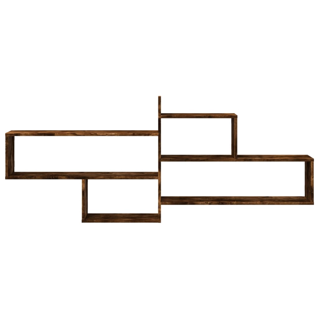 vidaXL Raft perete, stejar fumuriu, 167,5x18x68 cm, lemn prelucrat vidaXL Raft perete, stejar fumuriu, 167,5x18x68 cm, lemn prelucrat