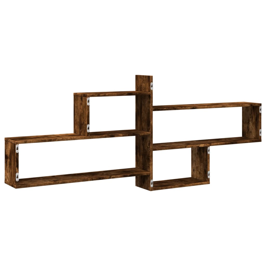 vidaXL Raft perete, stejar fumuriu, 167,5x18x68 cm, lemn prelucrat vidaXL Raft perete, stejar fumuriu, 167,5x18x68 cm, lemn prelucrat