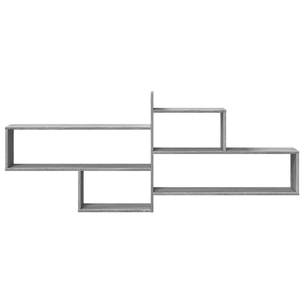 vidaXL Raft de perete, gri sonoma, 167,5x18x68 cm, lemn prelucrat vidaXL Raft de perete, gri sonoma, 167,5x18x68 cm, lemn prelucrat