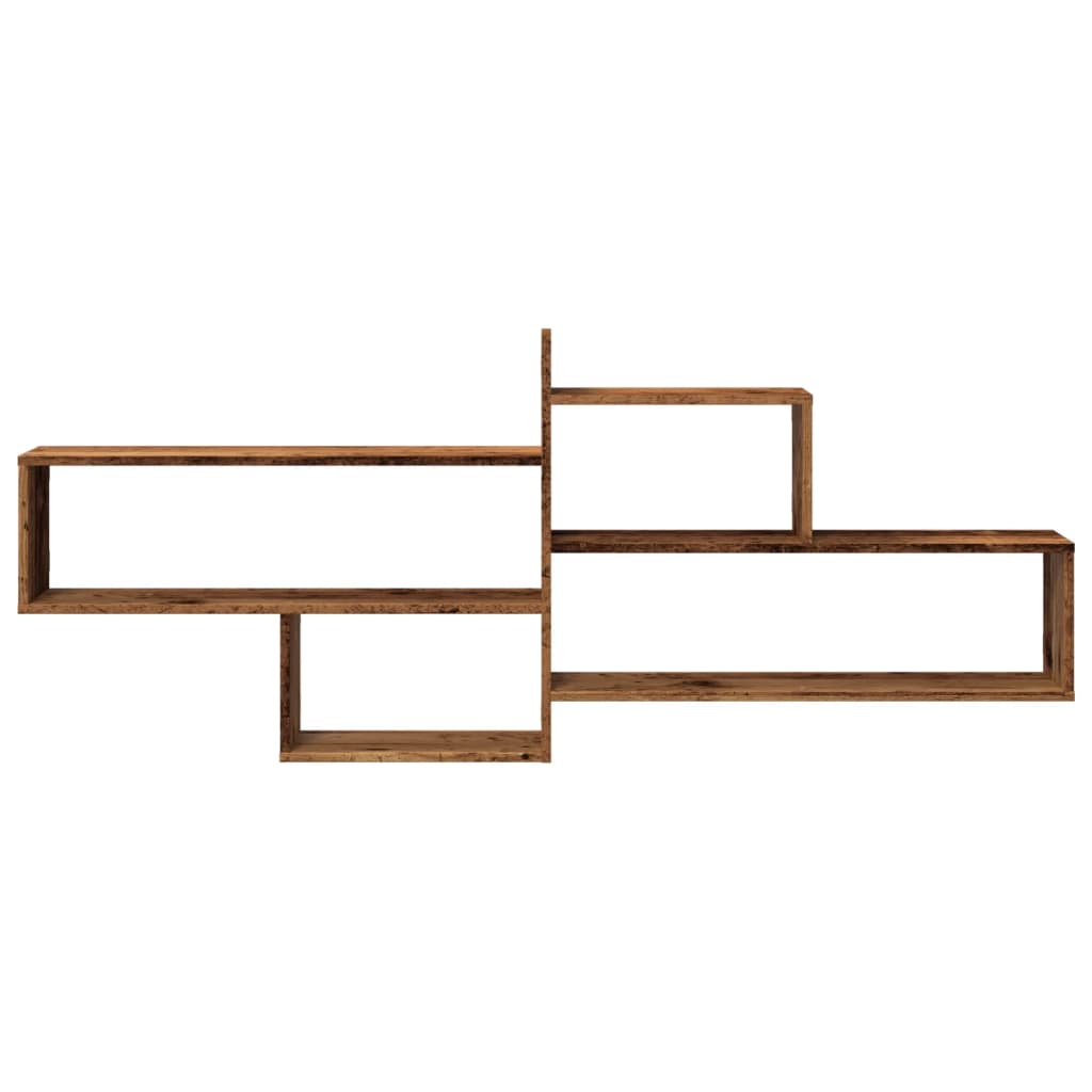 vidaXL Raft de perete, lemn vechi, 167,5x18x68 cm, lemn prelucrat vidaXL Raft de perete, lemn vechi, 167,5x18x68 cm, lemn prelucrat