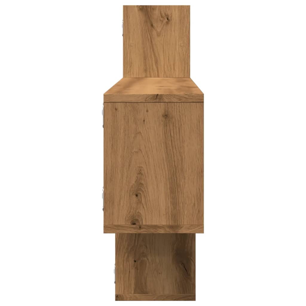 vidaXL Raft de perete stejar artizanal 167,5x18x68 cm lemn prelucrat vidaXL Raft de perete stejar artizanal 167,5x18x68 cm lemn prelucrat