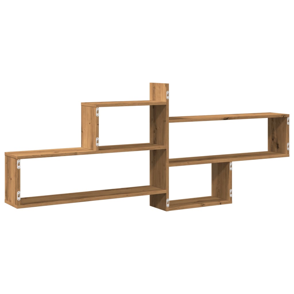 vidaXL Raft de perete stejar artizanal 167,5x18x68 cm lemn prelucrat vidaXL Raft de perete stejar artizanal 167,5x18x68 cm lemn prelucrat