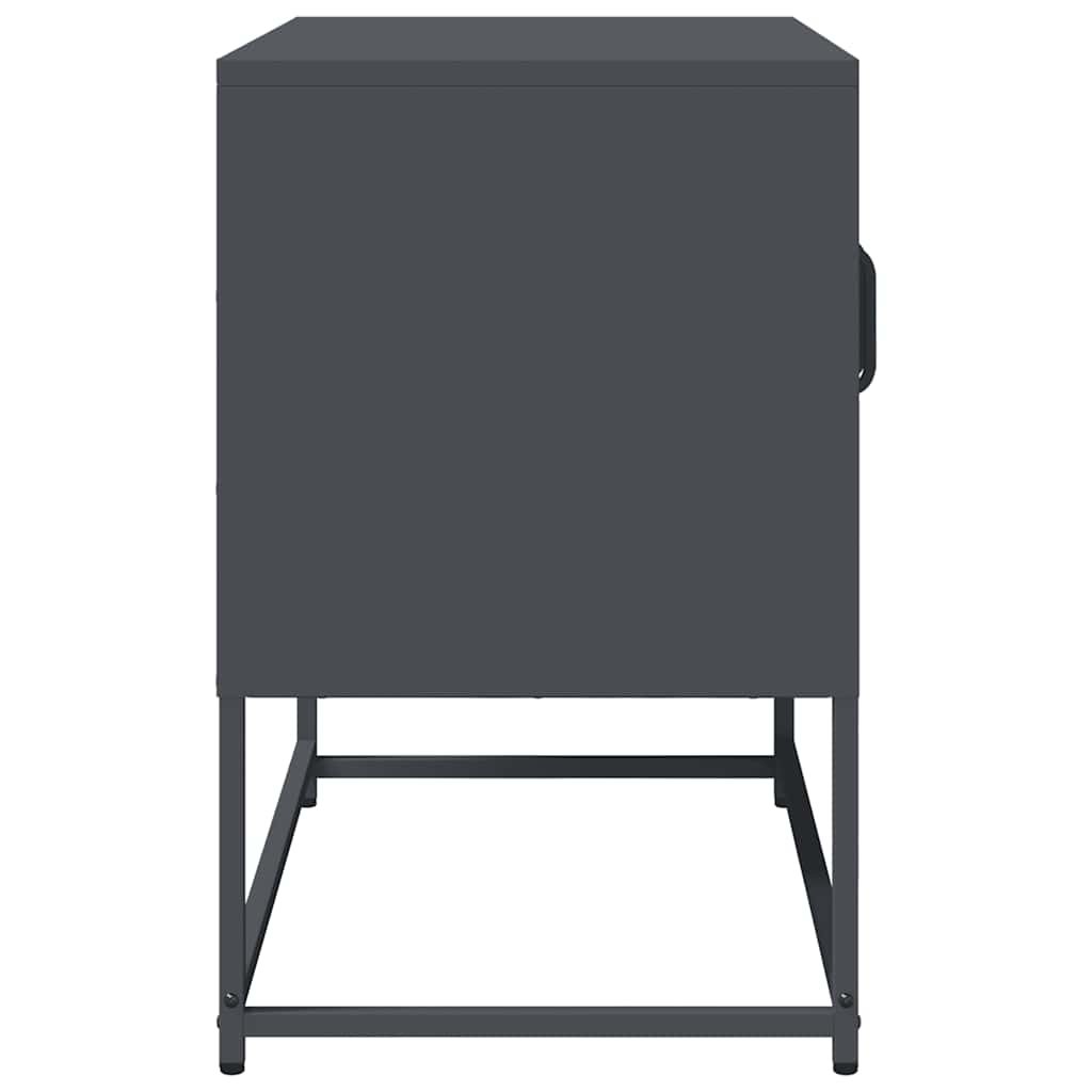 vidaXL Dulap TV, antracit, 68x39x60,5 cm, oțel laminat la rece