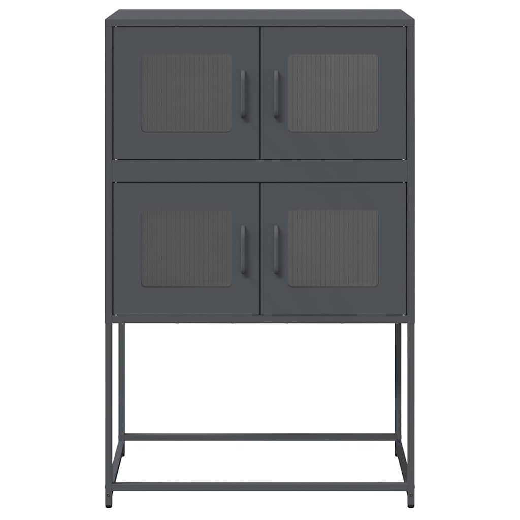 vidaXL Dulap înalt, antracit, 68x39x107 cm, oțel vidaXL Dulap înalt, antracit, 68x39x107 cm, oțel