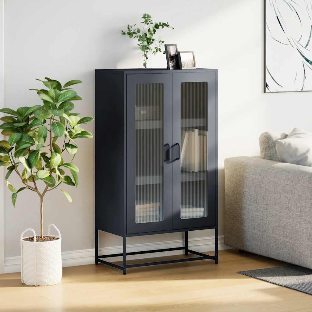 vidaXL Dulap înalt, antracit, 68x39x123 cm, oțel vidaXL Dulap înalt, antracit, 68x39x123 cm, oțel