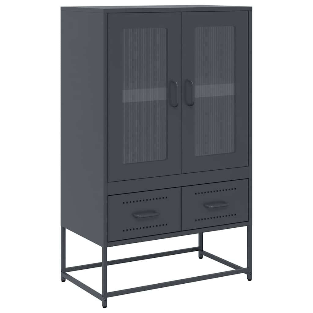 vidaXL Dulap înalt, antracit, 68x39x111,5 cm, oțel vidaXL Dulap înalt, antracit, 68x39x111,5 cm, oțel